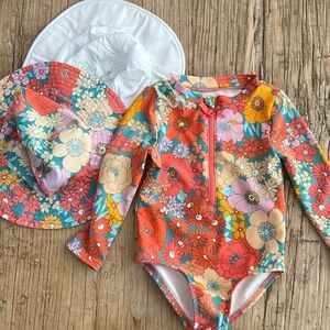 Swimsuit W/ Two Hats